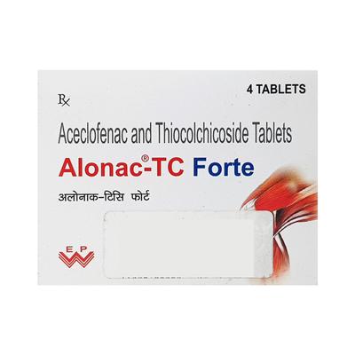 Alonac TC Forte Tablet 4'S - Muscle Cramps/Spasticity-Mus