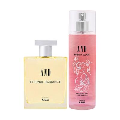 AND EterlR EDP & DaintyG Mist Pack of 2 300 ml - Body Mist/Spray