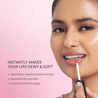 Quench Illuminating Lip Oil with Cherry Blossom & Pearl Extracts for Shiny Hydrated Lips 5 ml - Lipsticks