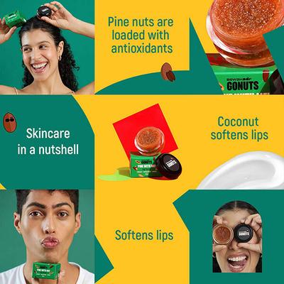 GONUTS By Bewakoof Pine With Me Lip Scrub By Bewakooof 30 gm - Lip Balms