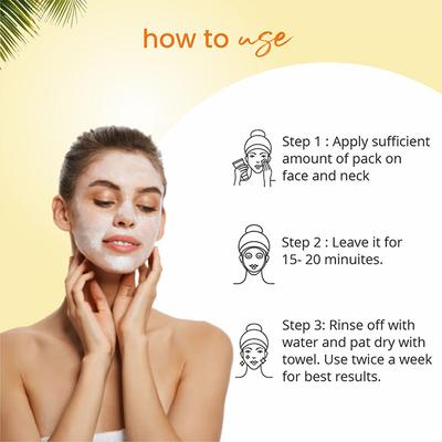 Globus Naturals De Tan Face Pack Tan Removal, Anti Pollution 100 gm - Face Packs