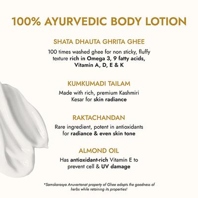 Kapiva Skin Ritualsghee Kumkumadi Body Lotion 200 ml - Skin-Treatment
