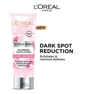 L'Oreal Paris Innovation Glycolic Bright Glowing Daily Foaming Cleanser 50 ml - Face Wash & Cleansers