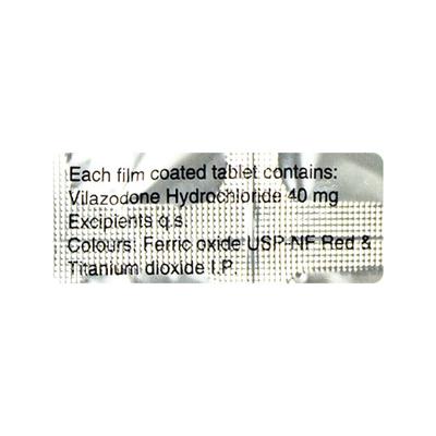 Vilazine 40mg Tablet 10'S - Depression-Ant