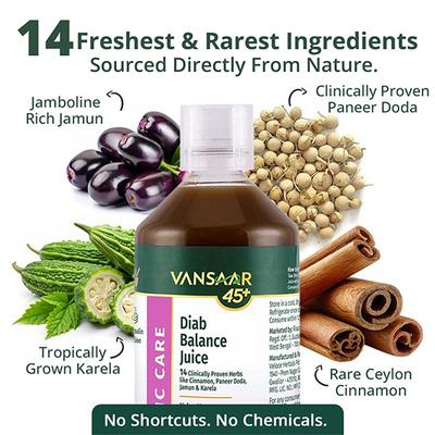 Vansaar 45+ Diab Balance Juice 1 L - Ayurvedic Juices