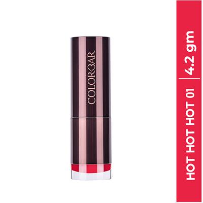 Colorbar Velvet Matte Lipstick Hot Hot Hot- 001 4.2gm - Lipsticks