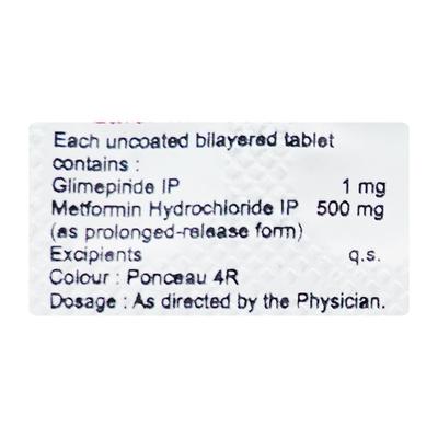 Laformin G 1/500mg Tablet 10'S - Diabetes-Ant