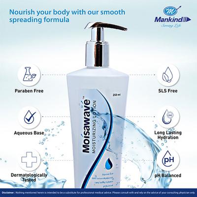 MOISAWAVE MOISTURIZING Lotion 250ml - Dry Skin-Emo
