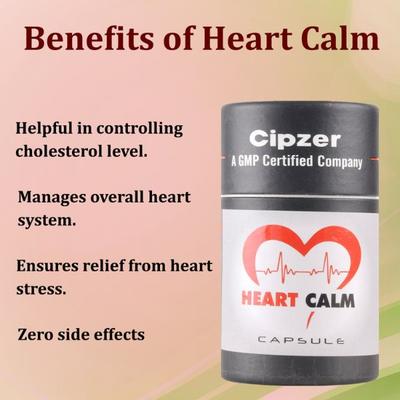 Cipzer Heart Calm Capsule 60's - Speciality Medicines