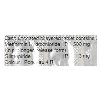 ZORYL M 3 Tablet 15's - Diabetes-Ant