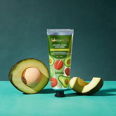 Fabessentials Avacado Lychee Hand Cream With The Of Vitamin E 50gm - Hand Creams