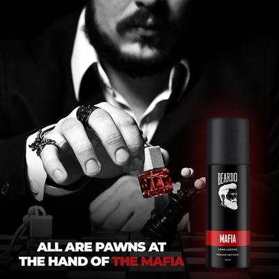 Beardo Mafia Perfume Deo Spray For Men - Strong & Long Lasting 40 ml - Men Deodorants/Roll-Ons