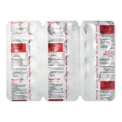 Nusar AM 2.5mg Tablet 10'S - Hypertension-Ana