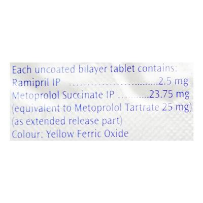 Cardace Meto 2.5 Tablet 10'S - Hypertension-ACE