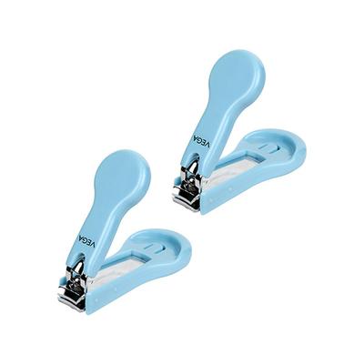 Vega Baby Nail Clipper, Pink Blue 2's - Nail Care