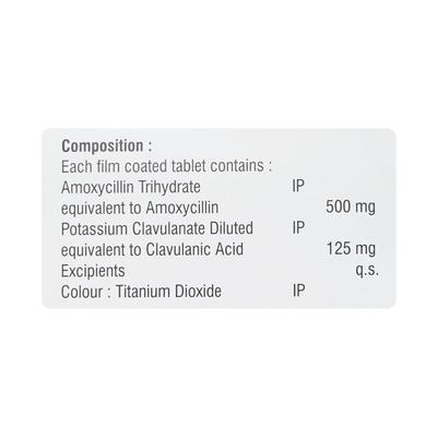 Hhamclav 625mg Tablet 10'S - Bacterial Infections-Pen