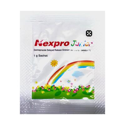 Nexpro Junior Tangy Orange Flavour Sachet 1gm - Ulcer/Reflux/Flatulence-Aaa