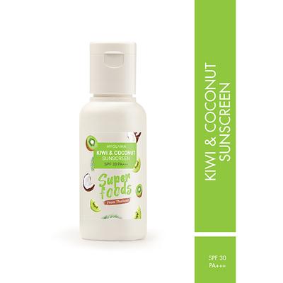 MyGlamm Super Foods Coconut & Kiwi Sunscreen 50 ml - Face Sunscreen