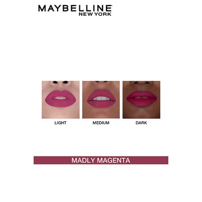 Maybelline New York Color Sensational Creamy Matte Lipstick, 638 Madly Magenta 3.9 gm - Lipsticks