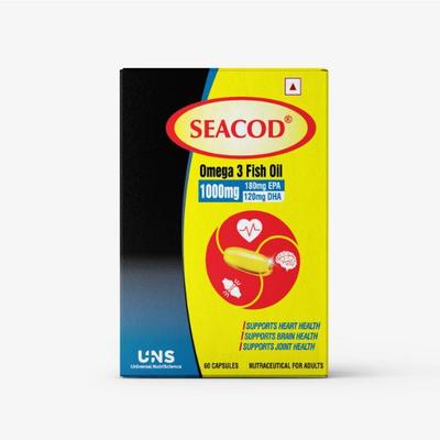 Seacod Omega 3 Fish Oil Capsule 60's - Multi-Vitamins