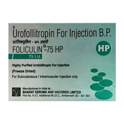Foliculin HP 75 IU Injection 1'S - Hormonal Therapy-Tro