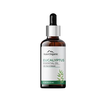 Aravi Organic Nilgiri Eucalyptus Essential Oil 100% Pure Oil 15 ml - Essential Oils