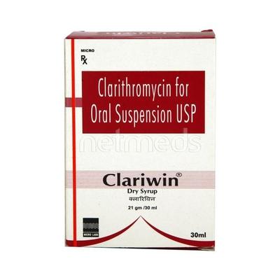 Clariwin Dry Syrup 30ml - Bacterial Infections-Mac