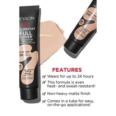 Revlon Colorstay Full Cover Foundation - Nude 30 ml - Foundation
