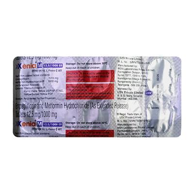 XENIA M 12.5/1000 ER Tablet 10's - Diabetes-Ant