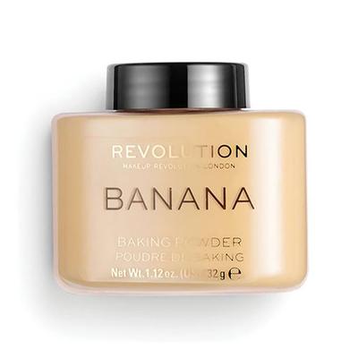Makeup Revolution Loose Baking Powder Banana 32 gm - Loose Powder