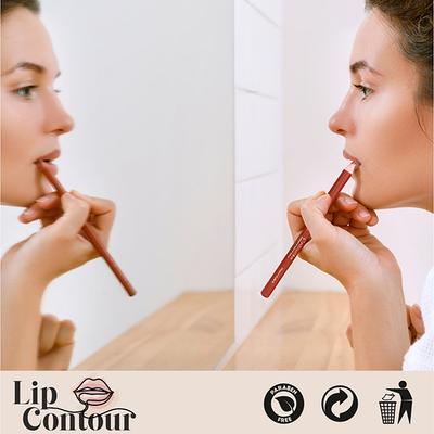 Matt Look Colorite Lip Contour, Lighweight Application, Elegant Nude-21 0.9 gm - Lip Liners