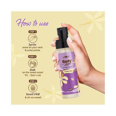 Plum Bodylovin ' Vanilla Vibes Body Mist, Vanilla Fragrance, 100ml - Body Mist/Spray