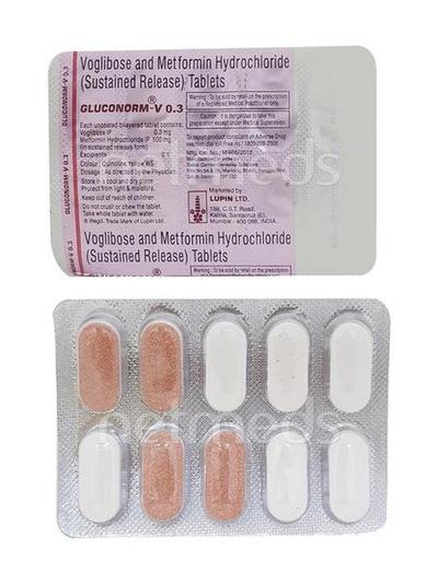 Gluconorm V 0.3mg Tablet 10'S - Diabetes-Ant