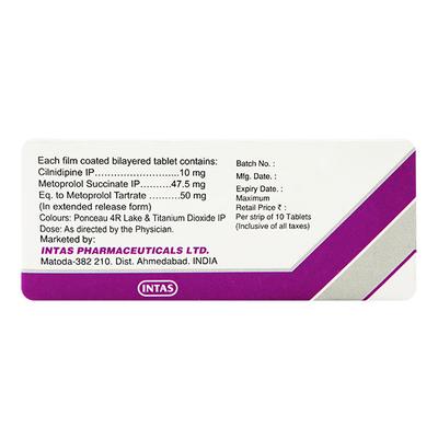 CILNY M 50mg Tablet 10's - Hypertension-Bet
