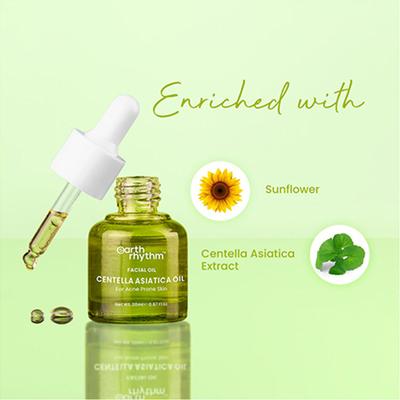 Earth Rhythm Centella Asiatica Facial Oil 20 ml - Face Oils