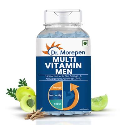 Dr. Morepen Multivitamin Tablet - Men 60's - Multi-Vitamins