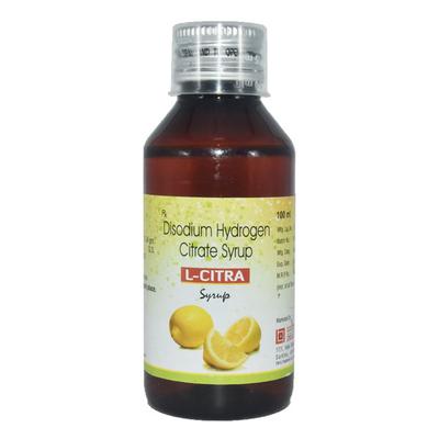 L CITRA LEMON FLAVOUR Syrup 100ml - Kidney Disease/Stones-Uri
