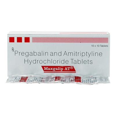 Maxgalip AT Tablet 10'S - Neuropathic Pain-Dru