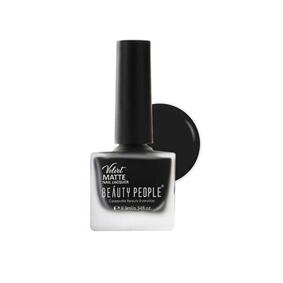 Beauty People Velvet Matte Nail Polish Matte - Black - So - 1041 9.9 ml - Nail Polish