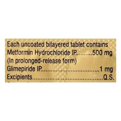 Obimet Gx1 Tablet 15'S - Diabetes-Ant