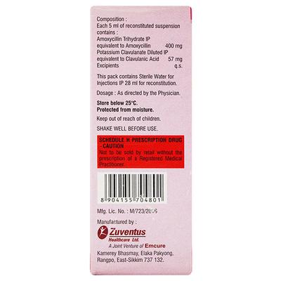 Augpen DS Bid Oral Suspension 30ml - Bacterial Infections-Pen
