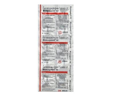 Biosuganril 10mg Tablet 10'S - Pain relief-Ant