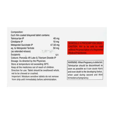 METOSARTAN LN 50 Tablet 10's - Hypertension-Ang