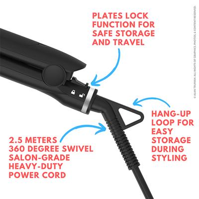 Alan Truman K6 Steamo - Steam Infusion Straightener 540 g - Straighteners