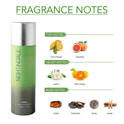 Ajmal Nightingale Deodorant Combo Pack Of 4 High Quality Deodorant For Men & Women 800 ml - Perfumes (Edt/Edp)