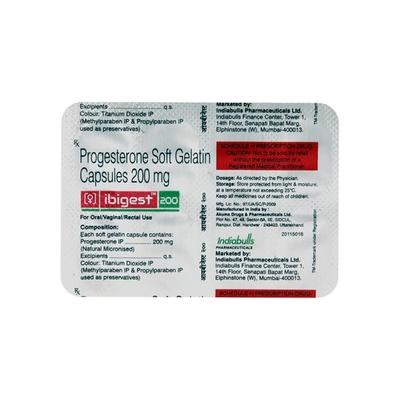 Ibigest 200mg Capsule 10'S - Hormonal Therapy-Oes