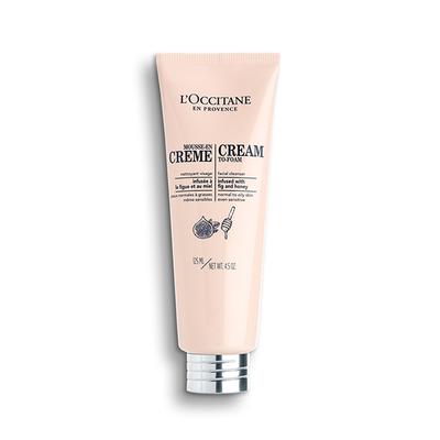 L'Occitane Cream-To-Foam Face Cleanser 125 ml - Face Wash & Cleansers