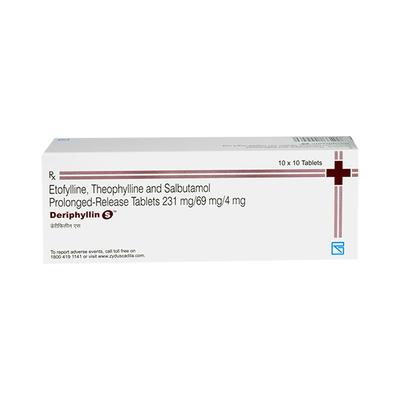 Deriphyllin S Tablet 10'S - Asthma/COPD-Ast