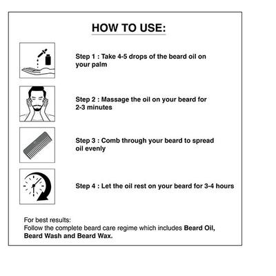 The Man Company Beard Growth Oil - Almond & Thyme 50 ml - Beard Oil