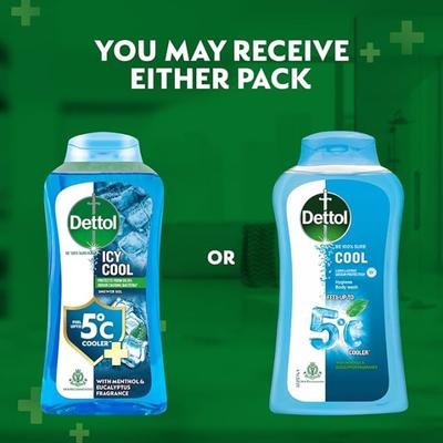 Dettol Long Lasting Hygiene Body Wash - Cool 250 ml - Shower Gels & Body Wash
